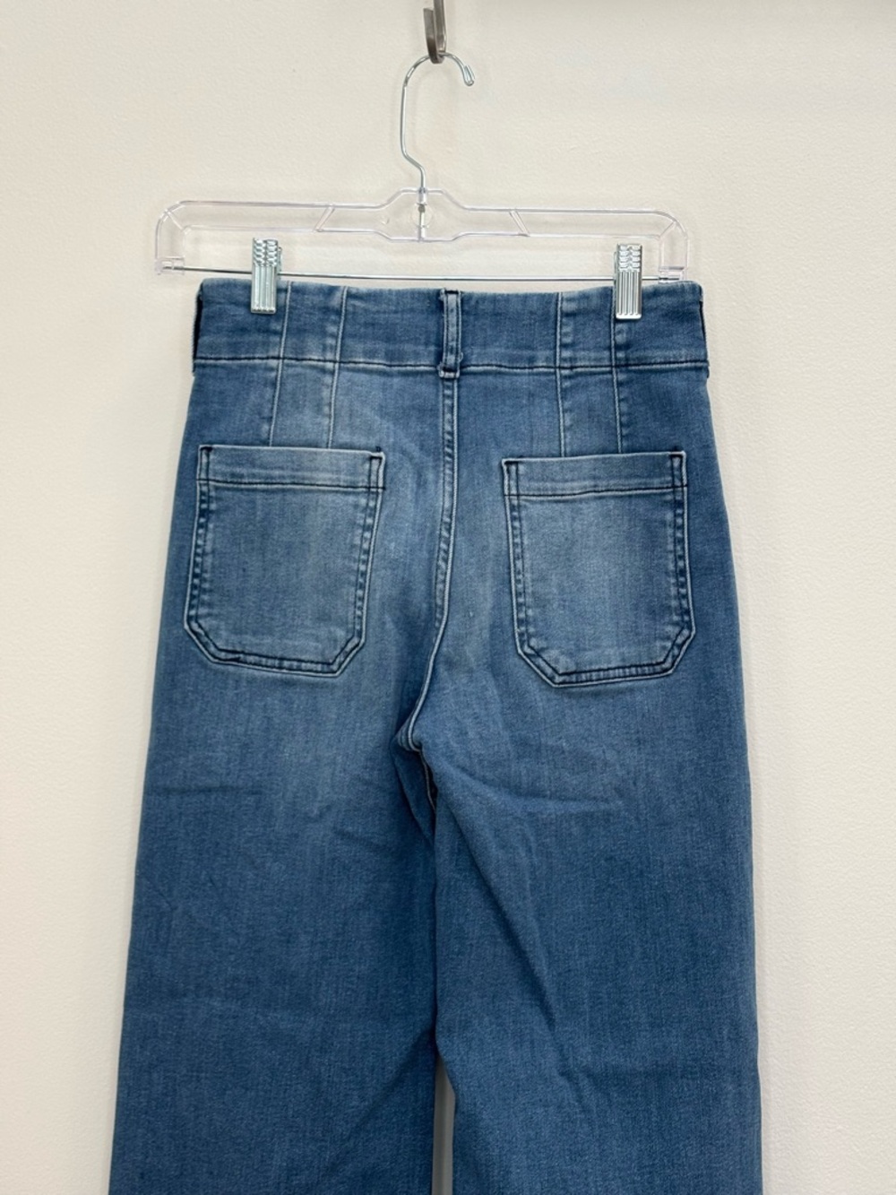 Anthropologie Maeve The Colette Crop High-Rise Wide-Leg Jeans Size 26 - Picture 9 of 13
